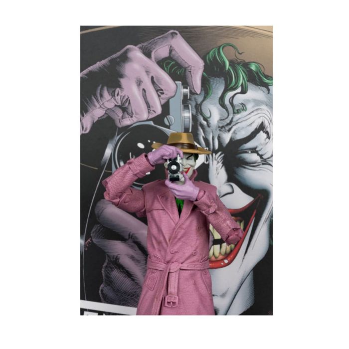 DC Multiverse McFarlane Cover Recreations Action Figure The Joker (Batman: The Killing Joke) (Gold Label) 18 cm