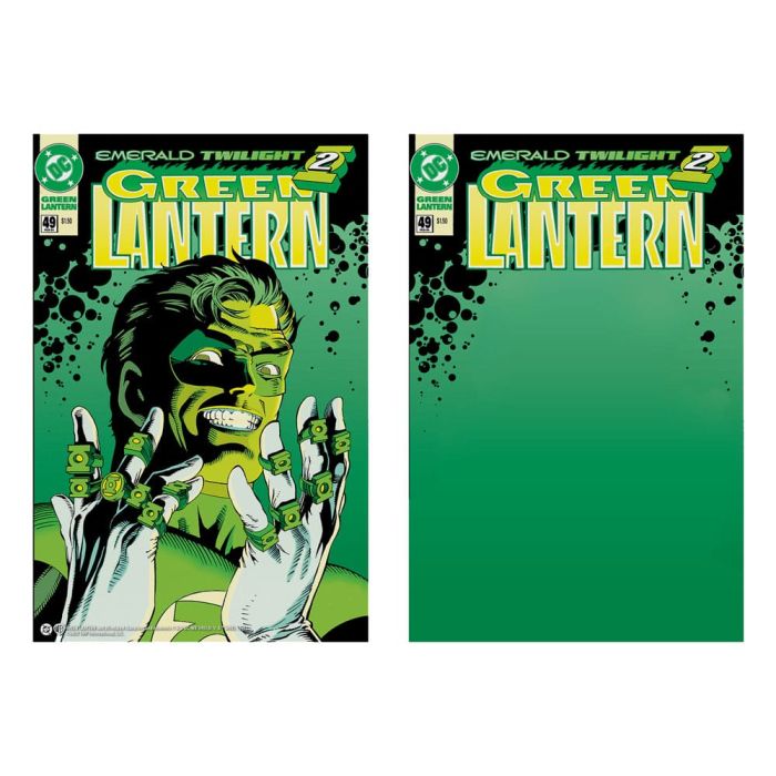 DC Multiverse McFarlane Cover Recreations Action Figure Green Lantern (Emerald Twilight) (Gold Label) 18 cm