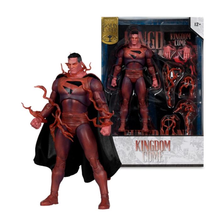 DC Multiverse McFarlane Cover Recreations Action Figure Superman (Kingdom Come) (Gold Label) 18 cm