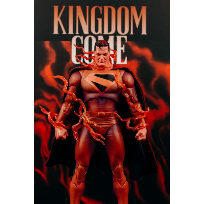 DC Multiverse McFarlane Cover Recreations Action Figure Superman (Kingdom Come) (Gold Label) 18 cm