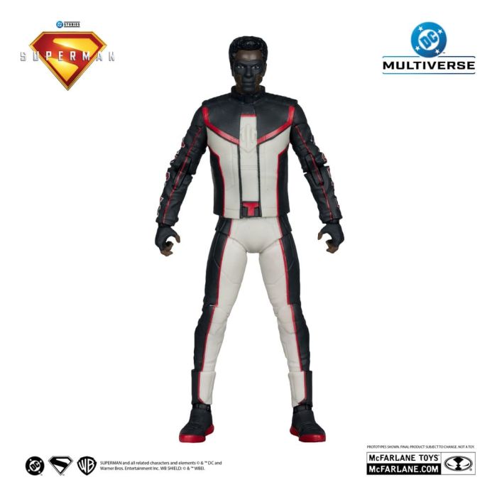 Superman (2025) DC Multiverse Deluxe Theatrical Edition Action Figure Mr. Terrific (Red Platinum Edition) 18 cm