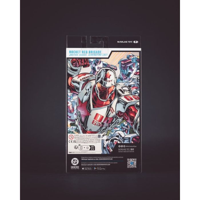 Justice League: Generation Lost DC Multiverse Action Figure Rocket Red Brigade (Platinum Edition) 18 cm