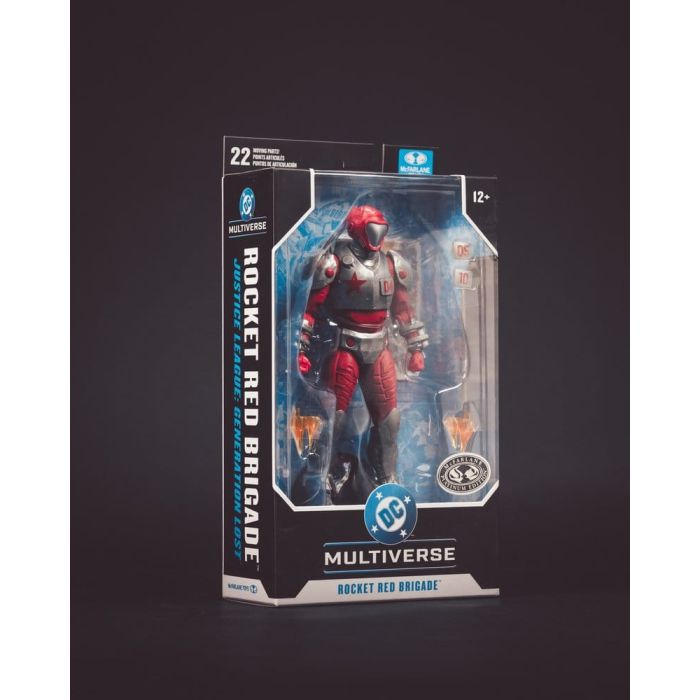 Justice League: Generation Lost DC Multiverse Action Figure Rocket Red Brigade (Platinum Edition) 18 cm