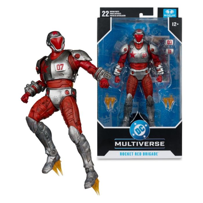Justice League: Generation Lost DC Multiverse Action Figure Rocket Red Brigade 18 cm