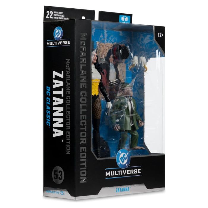 DC Multiverse McFarlane Action Figure Zatanna with Detective Chimp Collector Edition #53 18 cm