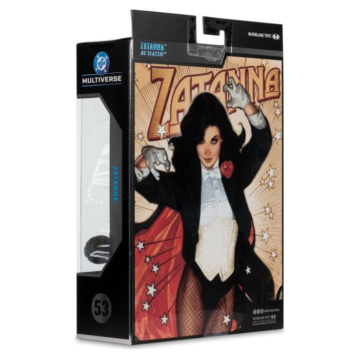 DC Multiverse McFarlane Action Figure Zatanna with Detective Chimp Collector Edition #53 18 cm