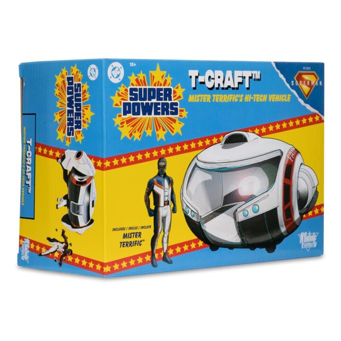 Superman (2025) DC Direct Super Powers Action Figure with Vehicle Mr. Terrific & T-Craft