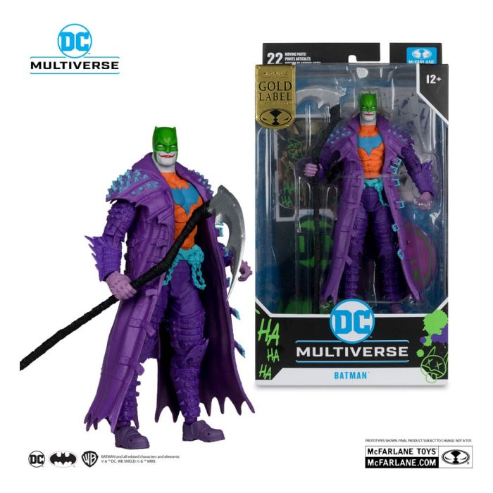 DC Multiverse Action Figure Batman (Dark Nights: Death Metal) Jokerized (Gold Label) 18 cm