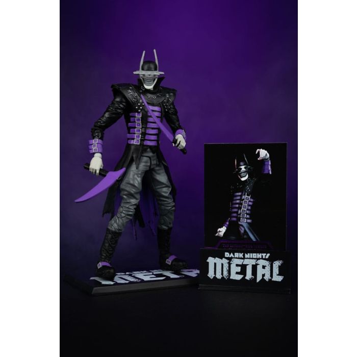 DC Multiverse Action Figure The Batman Who Laughs (B&W with accent) (Gold Label) 18 cm
