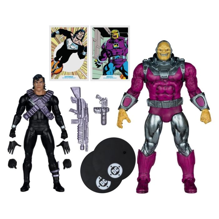 DC Multiverse Megafig Action Figure 2-Pack Mongul vs Superman (Return of Superman) 25 cm