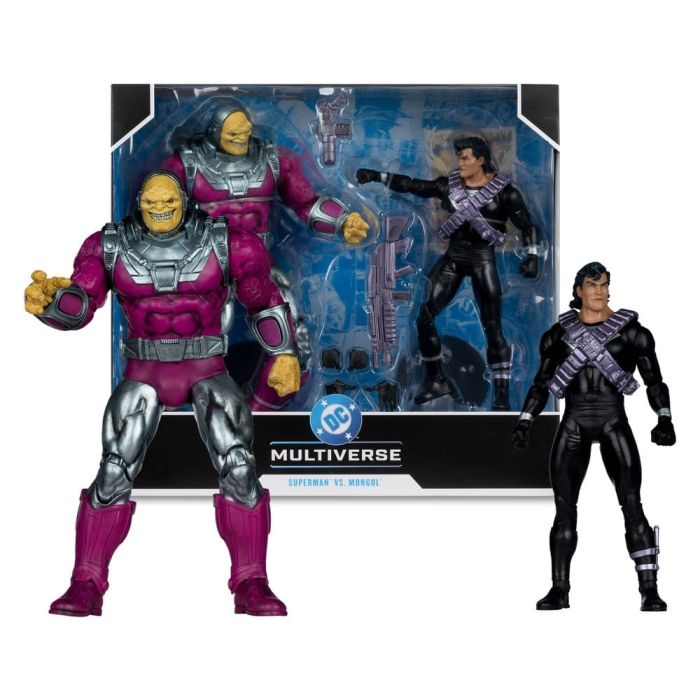 DC Multiverse Megafig Action Figure 2-Pack Mongul vs Superman (Return of Superman) 25 cm