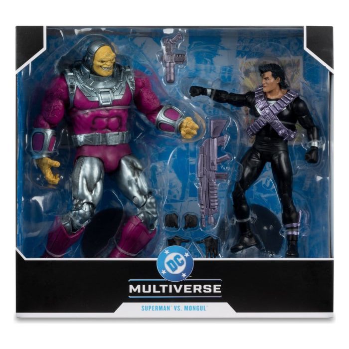 DC Multiverse Megafig Action Figure 2-Pack Mongul vs Superman (Return of Superman) 25 cm