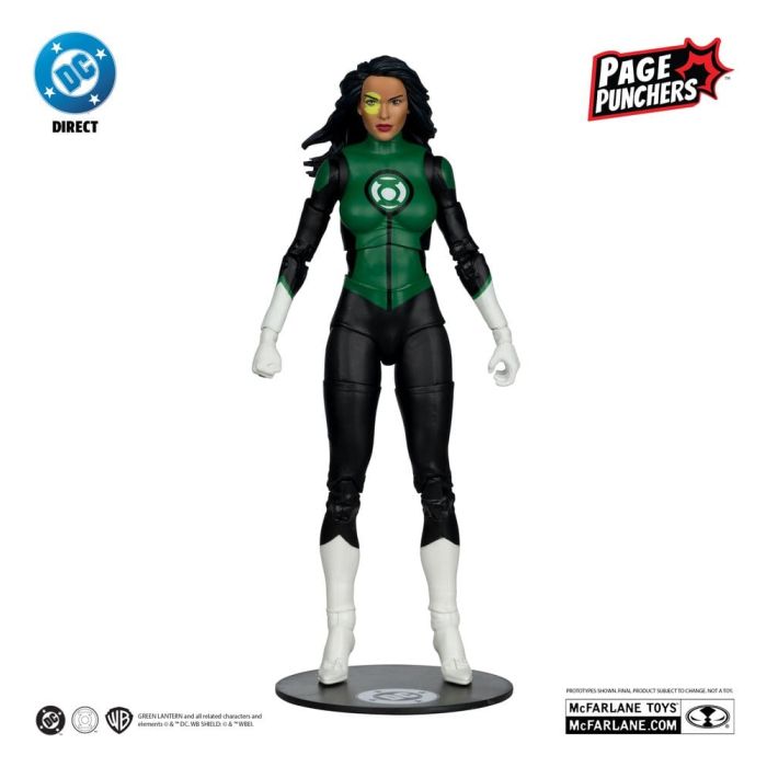 DC Direct Page Punchers Action Figure Jessica Cruz (Green Lanterns # 48) (Red Platinum Edition) 18 cm