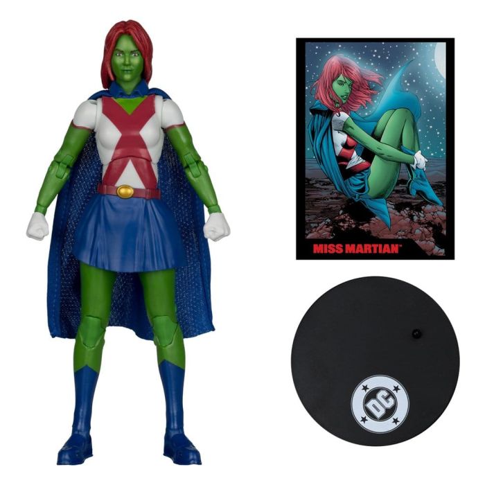 DC Direct Page Punchers Action Figure Miss Martian (Teen Titans #41) (Red Platinum Edition) 17 cm
