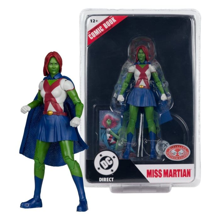 DC Direct Page Punchers Action Figure Miss Martian (Teen Titans #41) (Red Platinum Edition) 17 cm
