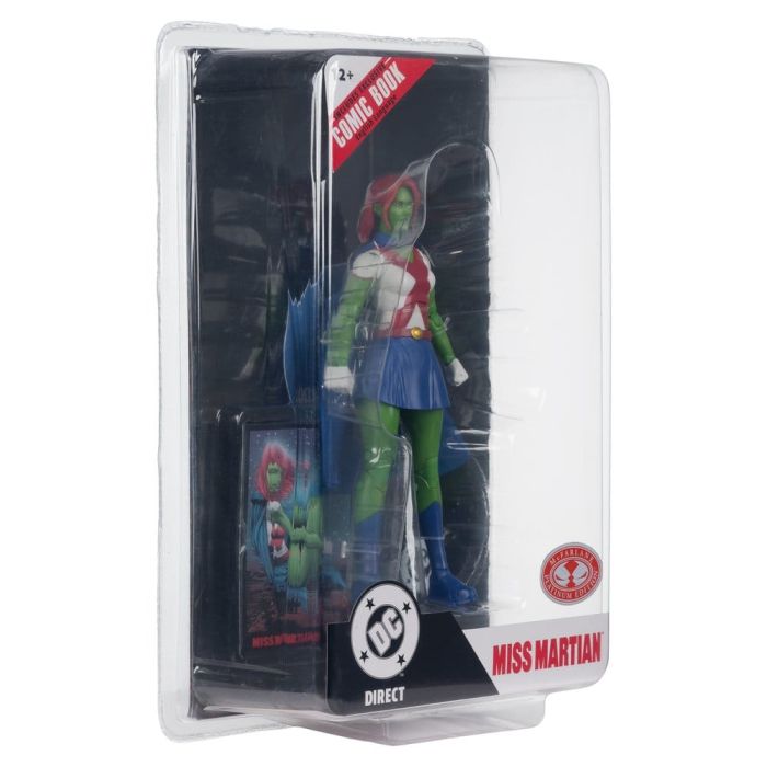 DC Direct Page Punchers Action Figure Miss Martian (Teen Titans #41) (Red Platinum Edition) 17 cm
