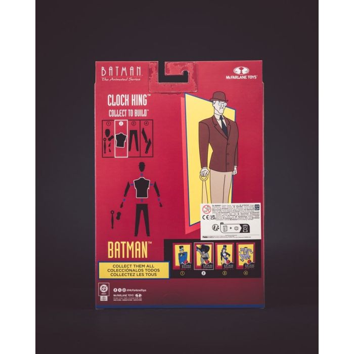 Batman: The Animated Series DC Direct Build-A Action Figures Wave 7 Batman (Alternate Expressions) (Platinum Edition) 15 cm