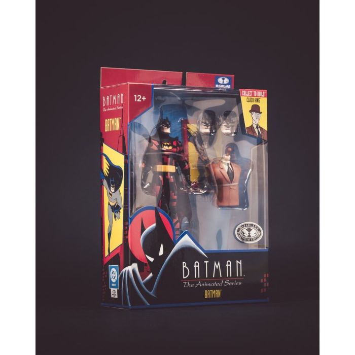 Batman: The Animated Series DC Direct Build-A Action Figures Wave 7 Batman (Alternate Expressions) (Platinum Edition) 15 cm