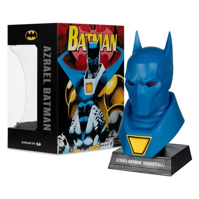 Batman DC Direct Mini-Replica 1/3 Azrael Batman Mask (Batman: Knightfall) (Gold Label Collection) 18 cm