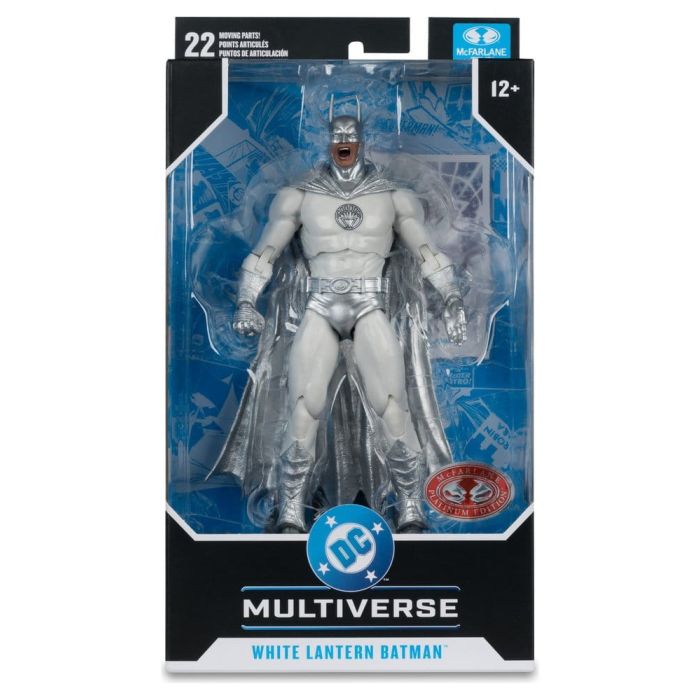 DC Multiverse Action Figure White Lantern Batman (Brightest Day) (Red Platinum Edition) 18 cm