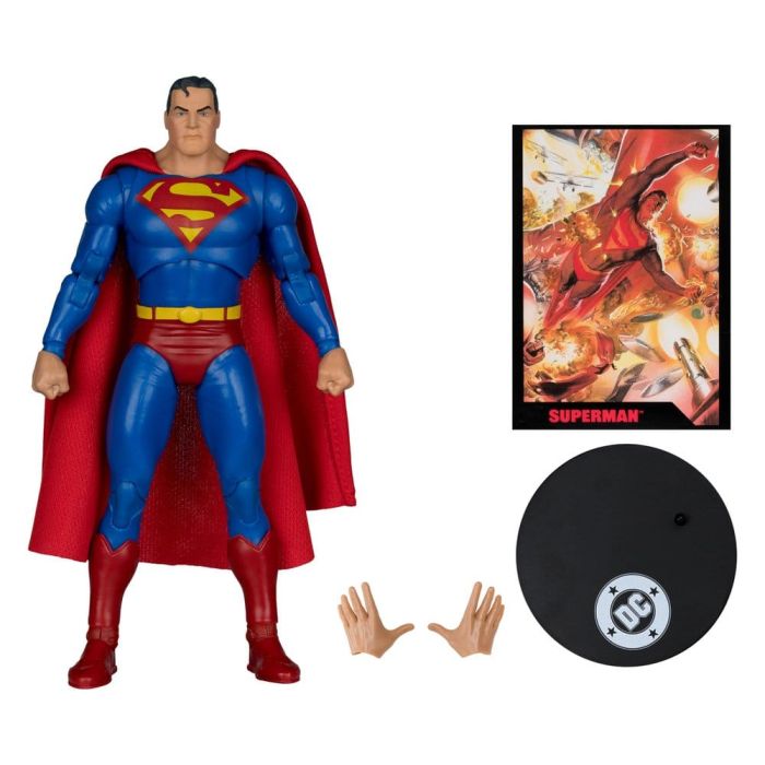 DC Direct Page Punchers Action Figure Superman (Justice #1) (Red Platinum Edition) 19 cm