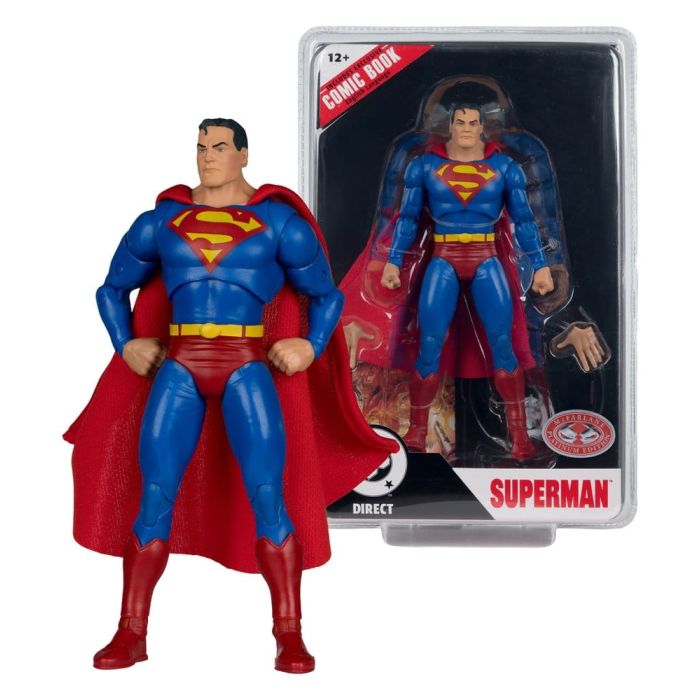 DC Direct Page Punchers Action Figure Superman (Justice #1) (Red Platinum Edition) 19 cm