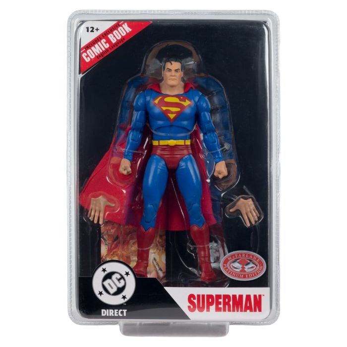 DC Direct Page Punchers Action Figure Superman (Justice #1) (Red Platinum Edition) 19 cm