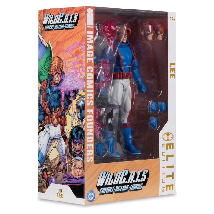 WildC.A.T.S Elite Edition Image Comic Founders Series Deluxe Action Figure Spartan 19 cm