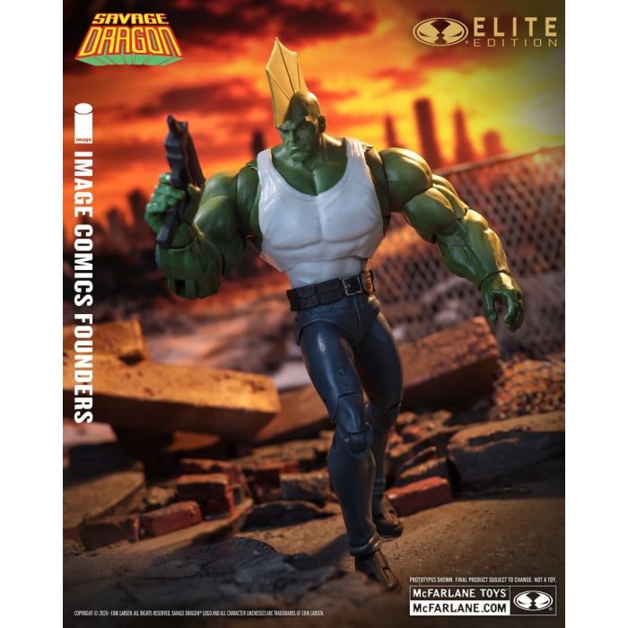 Savage Dragon Image Comics Founders Series McFarlane Elite Edition Action Figure Dragon 20 cm