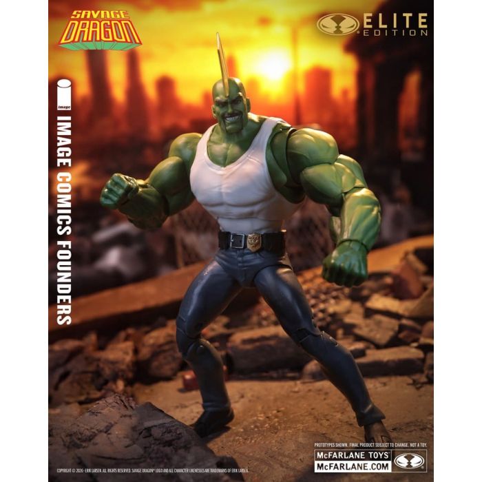 Savage Dragon Image Comics Founders Series McFarlane Elite Edition Action Figure Dragon 20 cm