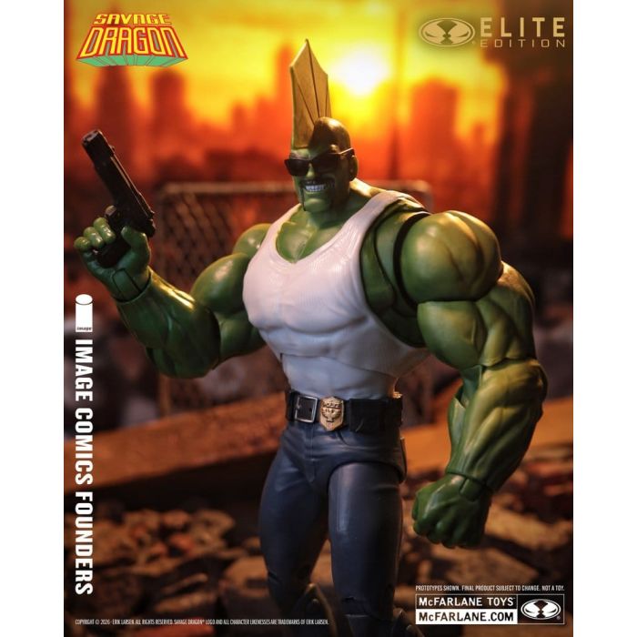 Savage Dragon Image Comics Founders Series McFarlane Elite Edition Action Figure Dragon 20 cm
