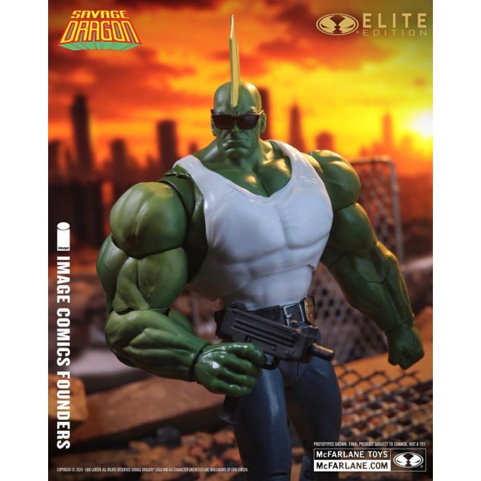 Savage Dragon Image Comics Founders Series McFarlane Elite Edition Action Figure Dragon 20 cm