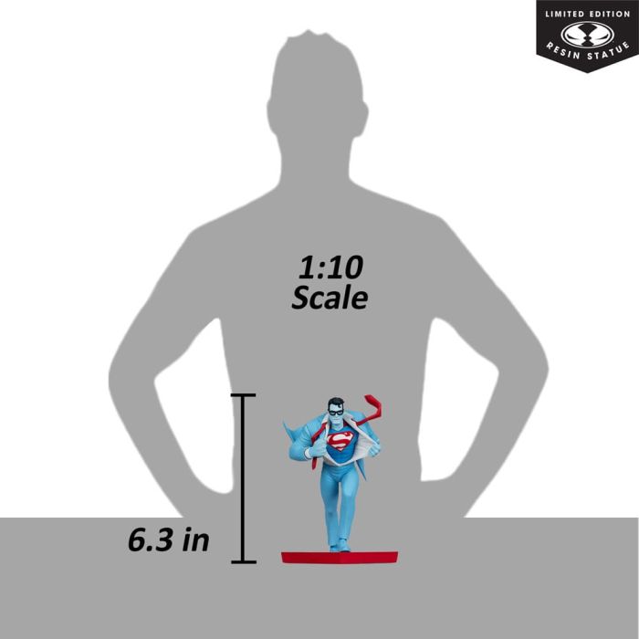 DC Direct Statue 1/10 Superman Red and Blue: Superman by Clayton Henry Limited Edition 16 cm