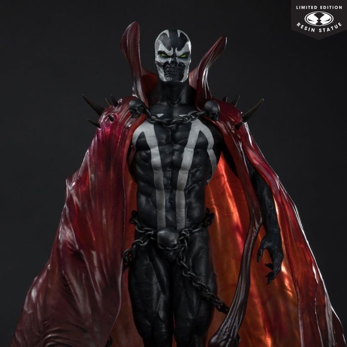 Spawn Black White & Red All Over Statue 1/10 Spawn by Pupeteer Lee 23 cm