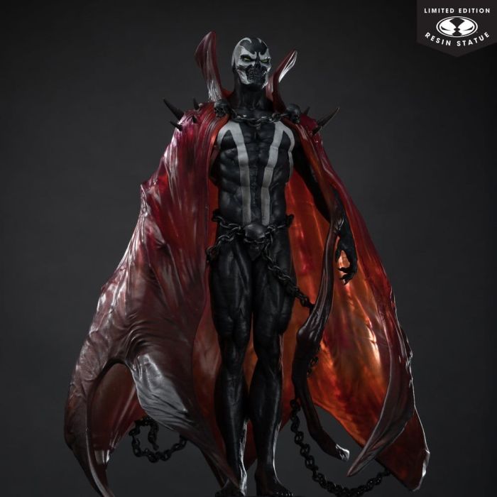 Spawn Black White & Red All Over Statue 1/10 Spawn by Pupeteer Lee 23 cm
