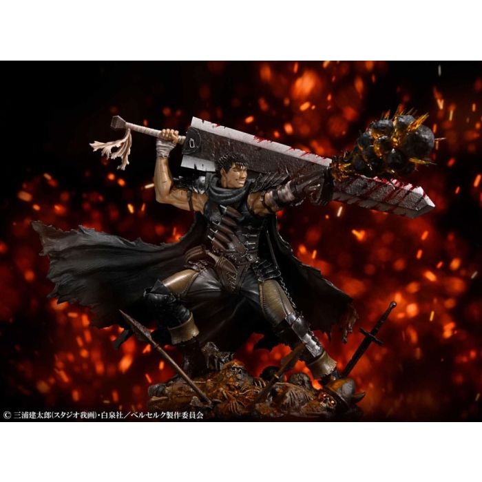 Berserk PVC Statue 1/7 Guts Black Swordsman Ver. 26 cm