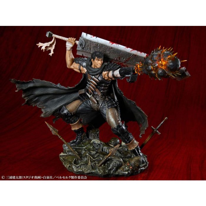 Berserk PVC Statue 1/7 Guts Black Swordsman Ver. 26 cm