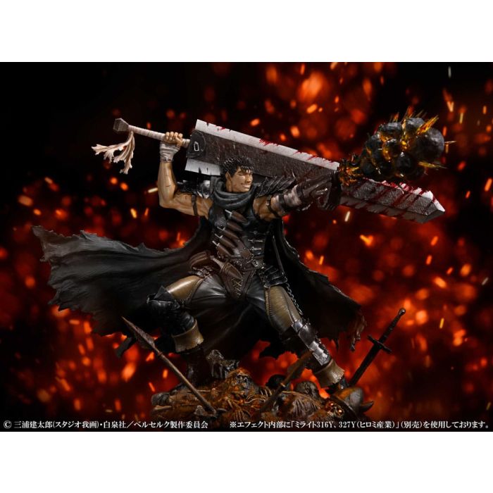 Berserk PVC Statue 1/7 Guts Black Swordsman Ver. 26 cm