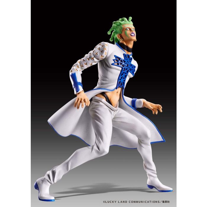 JoJo's Bizarre Adventure Part 5 Golden Wind Statue Legend PVC Statue Cioccolata 17 cm