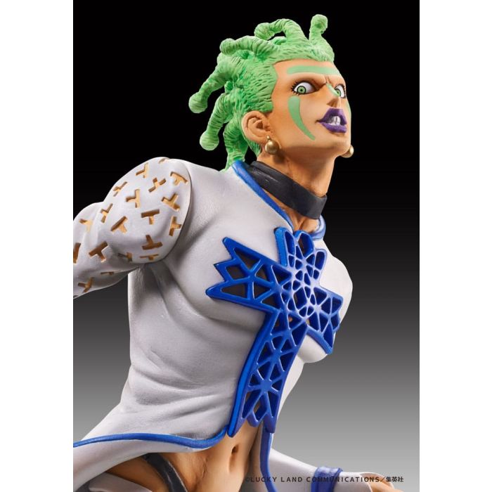 JoJo's Bizarre Adventure Part 5 Golden Wind Statue Legend PVC Statue Cioccolata 17 cm