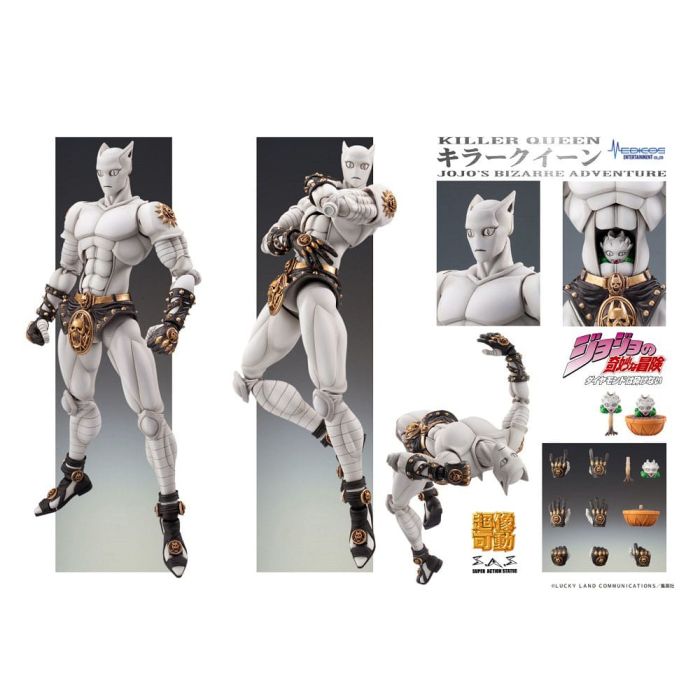 JoJo's Bizarre Adventure: Diamond Is Unbreakable Super Action Action Figure Chozokado (Killer Queen) 16 cm