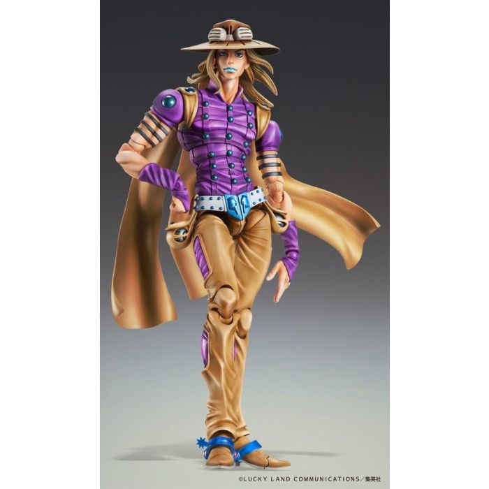 JoJo's Bizarre Adventure Part 7: Steel Ball Run Super Action Action Figure Chozokado Gyro Zeppeli Ver.1.5 16 cm 
