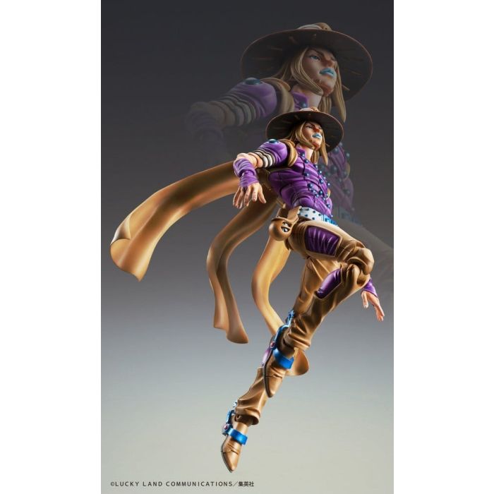 JoJo's Bizarre Adventure Part 7: Steel Ball Run Super Action Action Figure Chozokado Gyro Zeppeli Ver.1.5 16 cm 