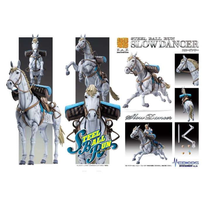 JoJo's Bizarre Adventure Part 7: Steel Ball Run Super Chozokado Action Action Figure Slow Dancer 21 cm