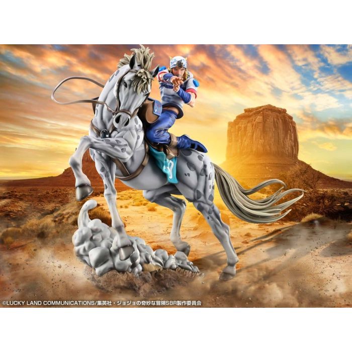JoJo's Bizarre Adventure: Steel Ball Run Chozo Art Collection PVC Figure Johnny Joestar & Slow Dancer 30 cm