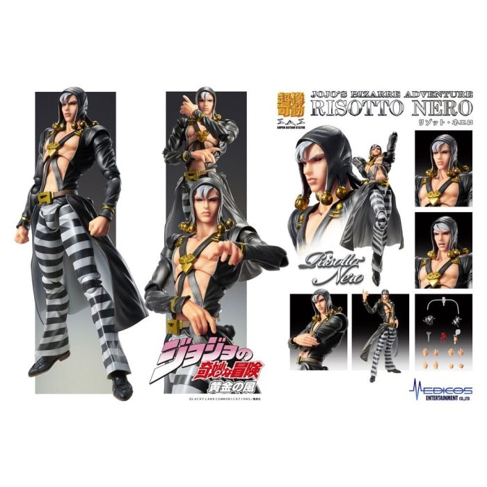 JoJo's Bizarre Adventure: Golden Wind Action Figure Risotto Nero 16 cm