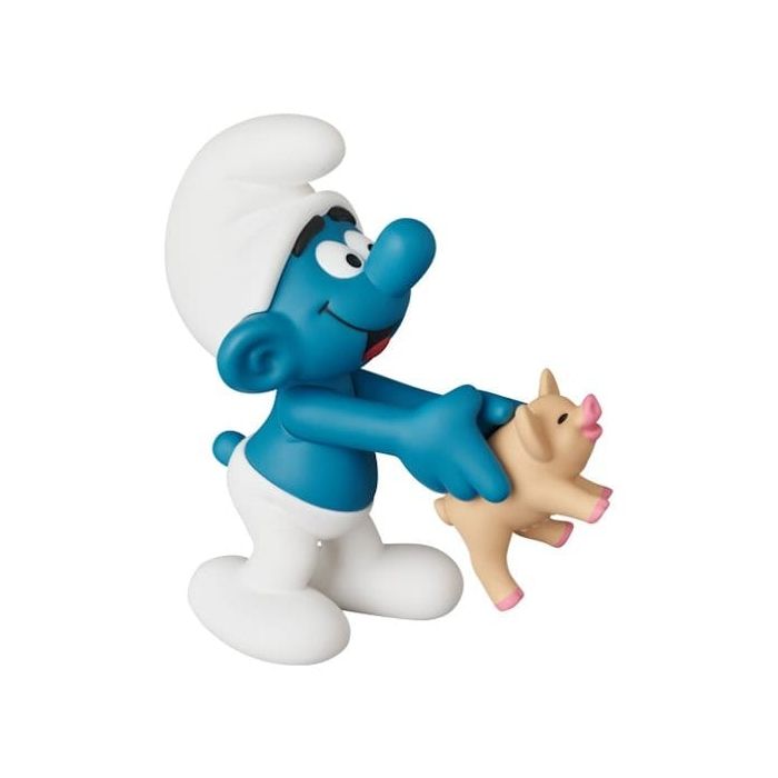 The Smurfs UDF Mini Figure Smurf with Pig 8 cm