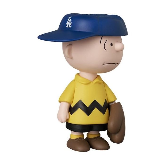 MLB × Peanuts UDF PVC Figure Los Angeles Dodgers Charlie Brown 9 cm