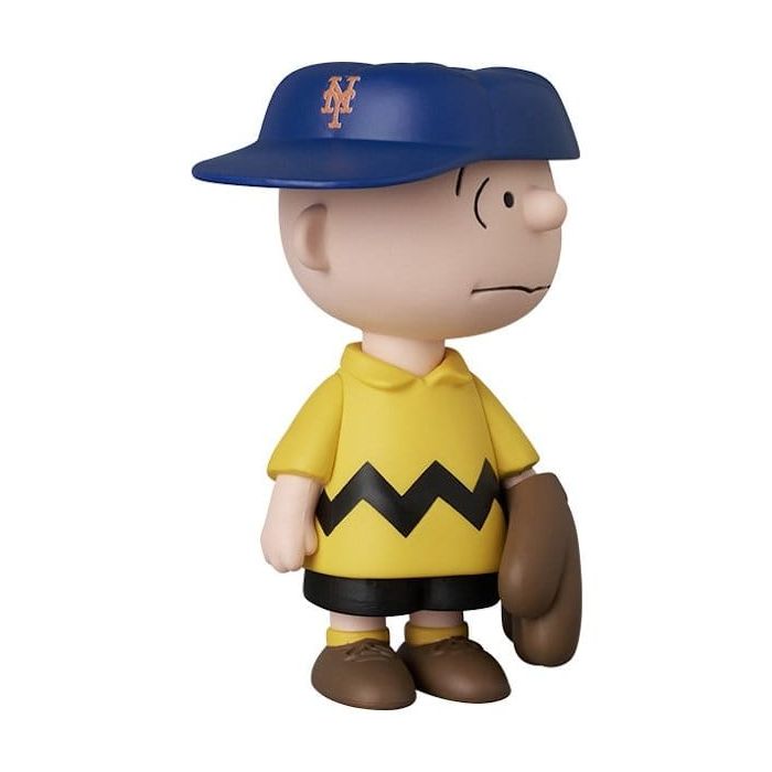MLB × Peanuts UDF PVC Figure New York Mets Charlie Brown 9 cm