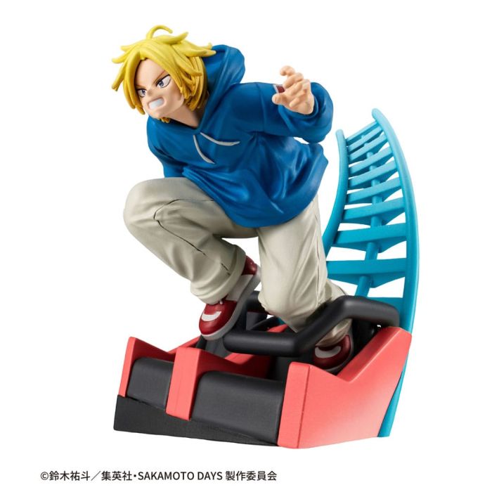 Sakamoto Days Petitrama EX Series Trading Figure 4-Set Cut Out Scenes Set 9 cm    